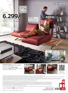Couch im aktuellen XXXLutz Prospekt (Krefeld) Couch im XXXLutz Prospekt "Koinor Spezial" mit 8 Seiten (Krefeld)