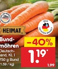 Bund-möhren für 1,19 € bei Netto Marken-Discount im Angebot Bund-möhren im aktuellen Netto Marken-Discount Prospekt