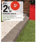 Promo Bordure Droite à 2,90 € dans le catalogue E.Leclerc à Montayral