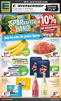 EDEKA Prospekt der Woche "Aktuelle Angebote" Seite 1, 20.10.2025 bis 25.10.2025 für Nottuln Aktueller EDEKA Prospekt "Aktuelle Angebote" Seite 1 von 18 Seiten für Nottuln