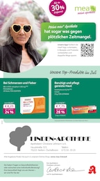 mea - meine apotheke Prospekt für Pforzheim: "Unsere Juli-Angebote", 4 Seiten, 01.07.2025 - 31.07.2025