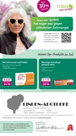 Aktueller mea - meine apotheke Apotheke Prospekt in Friolzheim und Umgebung, "Unsere Juli-Angebote" mit 4 Seiten, 01.07.2025 - 31.07.2025