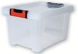 Boîte de rangement "Clipstock" 15L - EDA en promo à 8,49 € chez Super U Boîte de rangement "Clipstock" 15L - EDA dans le catalogue Super U