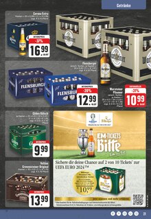 Bier im EDEKA Prospekt "Aktuelle Angebote" mit 28 Seiten (Eschweiler)