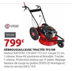 Débroussailleuse tractée TF510R - Temver en promo chez Rural Master Orléans à 799,00 €
