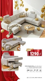 Aktueller Polstermöbel Fischer Prospekt mit Wohnlandschaft, "Spektakulärer Neueröffnungs-Endspurt", Seite 7