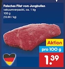 Falsches Filet vom Jungbullen Angebote bei Netto Marken-Discount Minden für 1,39 €