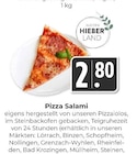 Pizza Salami bei Hieber im Prospekt "" für 2,80 €