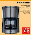 Filterkaffeemaschine "KA 9340" Angebote von SEVERIN bei Marktkauf Leipzig für 39,99 €