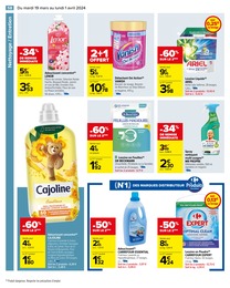 Offre Lessive Liquide dans le catalogue Carrefour du moment à la page 60