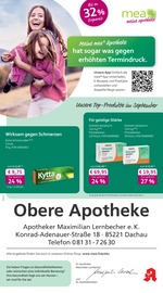 mea - meine apotheke Apotheken Prospekt der aktuellen Woche mit 4 Seiten, gültig von 01.09.2026 bis 30.09.2026, in Dachau und Umgebung Aktueller mea - meine apotheke Apotheken Prospekt in Dachau und Umgebung, "Unsere September-Angebote" mit 4 Seiten, 01.09.2026 - 30.09.2026