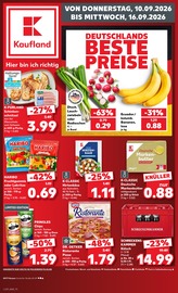 Kaufland Supermarkt Prospekt der aktuellen Woche mit 66 Seiten, gültig von 10.09.2026 bis 16.09.2026, in Kerpen und Umgebung Aktueller Kaufland Supermarkt Prospekt in Kerpen und Umgebung, "Hier bin ich richtig" mit 66 Seiten, 10.09.2026 - 16.09.2026