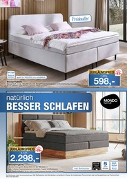 Möbel Inhofer Boxspringbett im Prospekt 