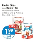 Riegel von Kinder im aktuellen V-Markt Prospekt für 1,99 €