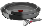 Batterie de cuisine Tefal SET POELES 24/28 CM + 1 POIGNEE AMOVIBLE GRIS HIPPO PREMIUM INGENIO RENEW INDUCTIONL2629202 - Tefal dans le catalogue Darty