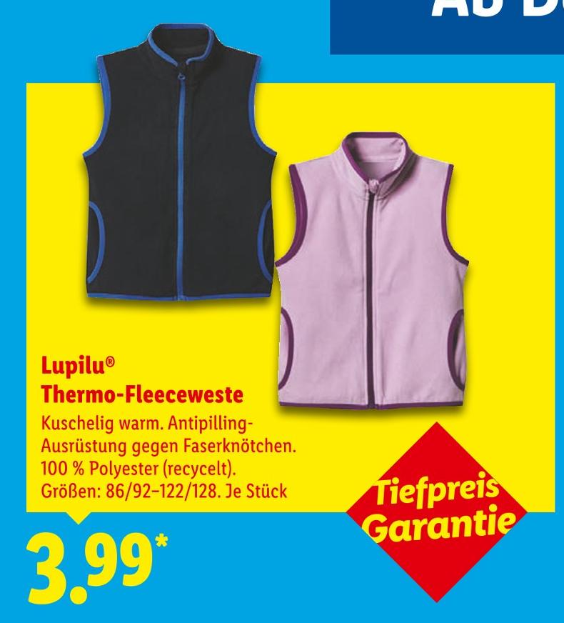 Thermo-Fleeceweste