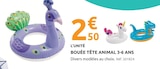 Bouée tête animal paon 3-6 ans - Mr.Bricolage à Laon Bouée tête animal paon 3-6 ans en promo chez Mr.Bricolage Laon à 2,50 €