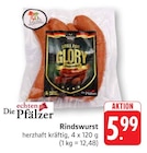 E center Walldorf - Rindswurst Angebot im Prospekt Rindswurst bei E center im Walldorf Prospekt für 5,99 €