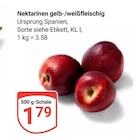 GLOBUS Simmern - Nektarinen gelb-/weißfleischig Angebot im Prospekt Nektarinen gelb-/weißfleischig bei GLOBUS im Simmern Prospekt für 1,79 €