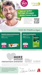 mea - meine apotheke Prospekt für Schenefeld: "Unsere August-Angebote", 4 Seiten, 01.08.2026 - 31.08.2026