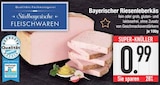 Bayerischer Riesenleberkäs von Südbayerische Fleischwaren im aktuellen EDEKA Prospekt für 0,99 €