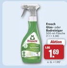Glas- oder Badreiniger Angebote von Frosch bei combi Osnabrück für 1,69 €
