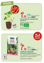 Prix et réduction Terreau dans le prospectus Botanic en cours Offre Terreau dans le catalogue Botanic du moment à la page 2
