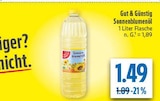Sonnenblumenöl Angebote von Gut & Günstig bei diska Chemnitz für 1,49 €