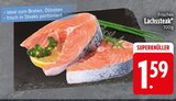 Frisches Lachssteak von  im aktuellen EDEKA Prospekt für 1,59 €