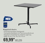 Klapptisch Aveiro von Metro Professional im aktuellen METRO Prospekt für 83,29 €