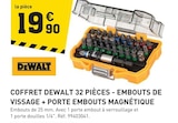 Promo Coffret 32 pièces - embouts de vissage + porte embouts magnétique à 19,90 € dans le catalogue Tout Faire à Vannes