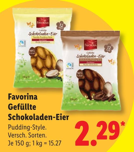 Gefüllte Schokoladen-Eier
