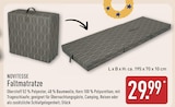 Faltmatratze im ALDI Nord Prospekt Faltmatratze von Novitesse im aktuellen ALDI Nord Prospekt für 29,99 €