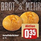 Aktuelles Kartoffelbrötchen Angebot bei REWE in Regensburg ab 0,35 €