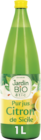 JUS DE CITRON JARDIN BIO ÉTIC - JARDIN BIO en promo chez Auchan Hypermarché JUS DE CITRON JARDIN BIO ÉTIC - JARDIN BIO dans le catalogue Auchan Hypermarché