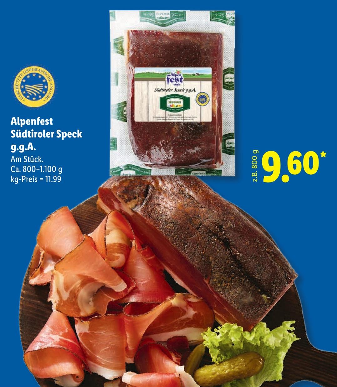 Südtiroler Speck g.g.A.