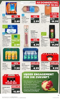 Bier im Kaufland Prospekt "Aktuelle Angebote" mit 62 Seiten (Bremen)