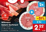 Aktuelles Salami-Sortiment Angebot bei Netto Marken-Discount in Leverkusen ab 2,22 €