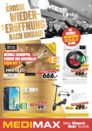 MEDIMAX Prospekt für Schorfheide: "GROSSE WIEDERERÖFFNUNG NACH UMBAU!", 8 Seiten, 30.05.2026 - 05.06.2026