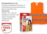 Rettungsdecke 2er-Set Angebote bei GLOBUS Gera für 2,99 €