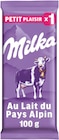 Tablette Chocolat Au Lait du Pays Alpin - MILKA - Intermarché Hyper Tablette Chocolat Au Lait du Pays Alpin - MILKA à 0,50 € dans le catalogue Intermarché Hyper