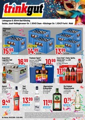 Trinkgut Discounter Prospekt der aktuellen Woche mit 4 Seiten, gültig von 16.02.2026 bis 21.02.2026, in Traitsching und Umgebung Aktueller Trinkgut Discounter Prospekt in Traitsching und Umgebung, "Aktuelle Angebote" mit 4 Seiten, 16.02.2026 - 21.02.2026
