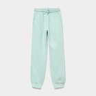 Pantalon de jogging molleton vert pastel fille en promo chez La Halle Pantalon de jogging molleton vert pastel fille dans le catalogue La Halle