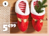Chaussons de noël à 5,99 € dans le catalogue Gifi