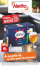 Catalogue Discount Alimentaire Netto en cours à Sainte-Marie et alentours, "Foire à la BIÈRE", 16 pages, 28/01/2025 - 03/02/2025