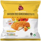 Southern Fried Hähnchenbrustfilets im Angebot bei REWE in Moers Southern Fried Hähnchenbrustfilets Angebote von Rosie & Jim bei REWE Moers für 3,49 €