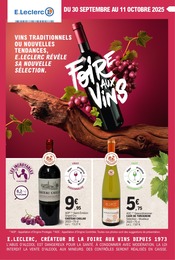 Prospectus E.Leclerc à Haudainville, "FOIRE AUX VINS", 124 pages, 30/09/2025 - 11/10/2025