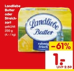 Netto Marken-Discount Ennepetal - Butter Angebot im Prospekt Butter bei Netto Marken-Discount im Ennepetal Prospekt für 1,00 €