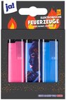 Feuerzeug 3 Stück im Angebot bei REWE in Pinneberg Feuerzeug 3 Stück Angebote von ja! bei REWE Pinneberg für 0,75 €