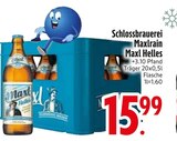 Maxl Helles im EDEKA Prospekt Maxl Helles von Schlossbrauerei Maxlrain im aktuellen EDEKA Prospekt für 15,99 €